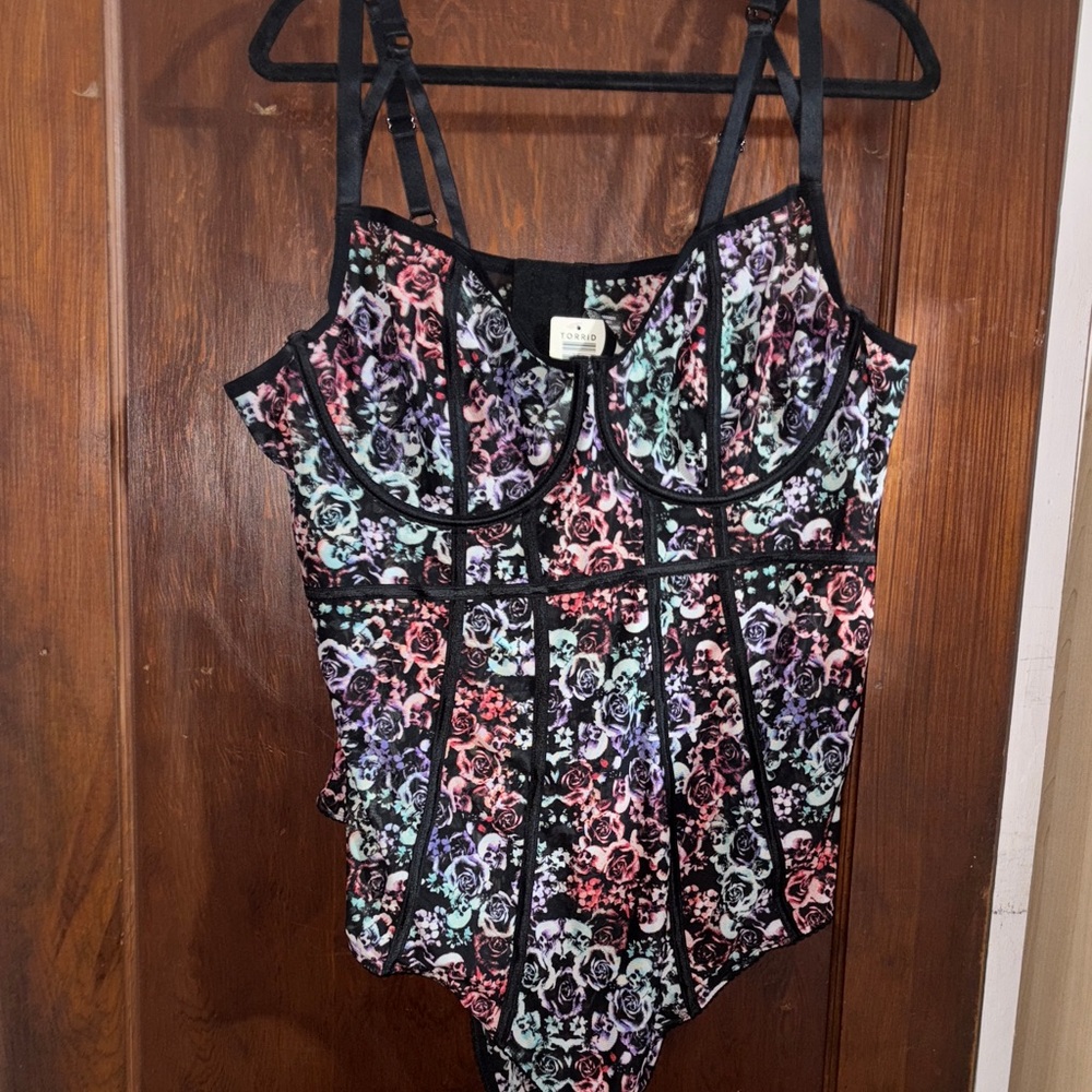 Torrid Multicolor Floral Lingerie